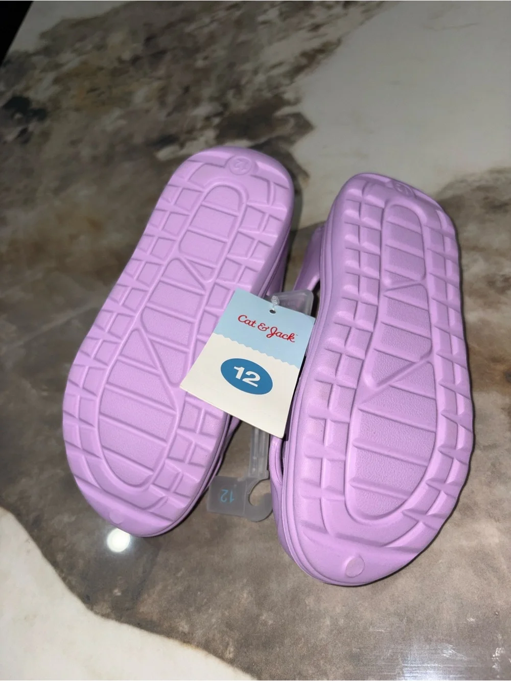 Cat & Jack Lavender Water Clog Sandals for Kids